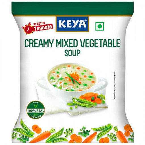 Picture of Keya Creamy Mix Veg Soup 52g