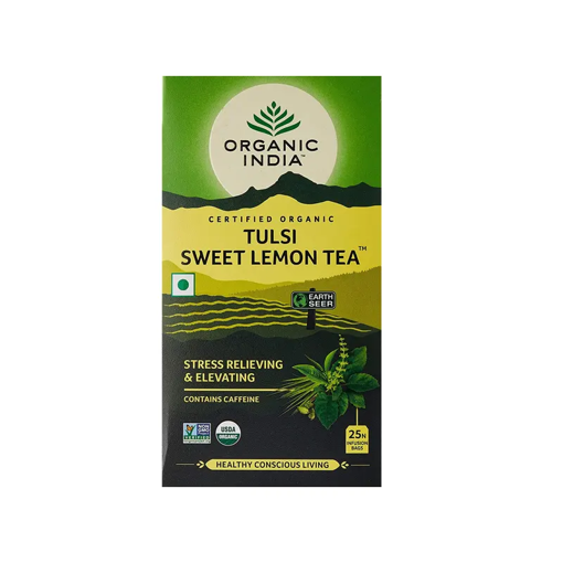 Picture of Organic India Tulsi Sweet Lemon 25 Tea Bags