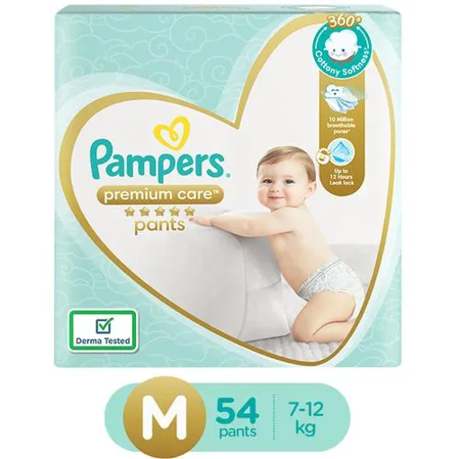 Picture of Pampers Premium Care Diaper Pants M 54 pcs