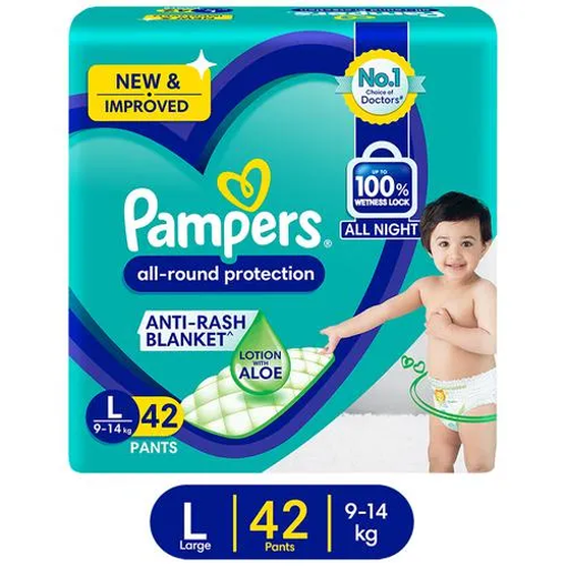 Picture of Pampers Diaper Pants - Large 42 pcs