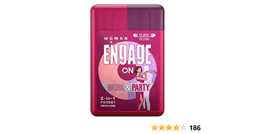 Picture of Engage On 2-In-1 Pocket Perfume Woman Work & Party Skin Friendly  28 ml