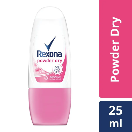 Picture of Rexona Underarm Odour Protection Roll On Powder Dry 25 ml