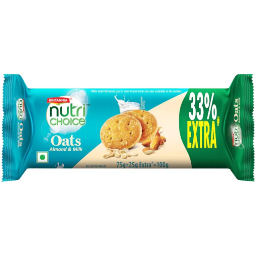 Picture of Britannia Nutri Choice Oats Milk Almond 75 g