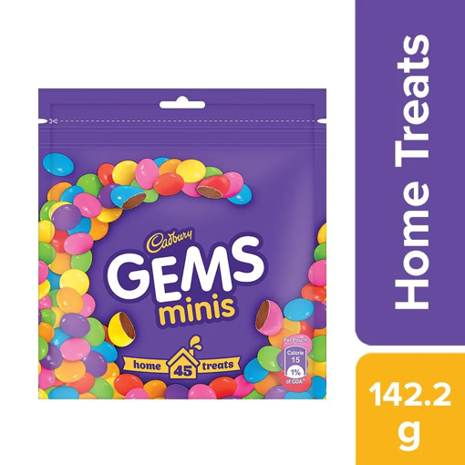 Picture of Cadbury Gems Home Treats Pack 142.2g