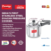 Picture of Prestige Nakshatra Svachh St Wall Inner Lid Pressure Cooker 3 L