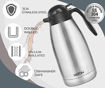 Picture of Milton Thermosteel Carafe 24 Hours Hot or Cold Tea Coffee Pot 2000 ml