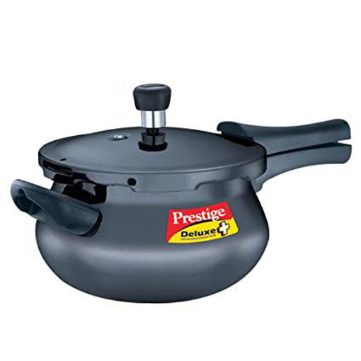 Picture of Prestige Deluxe Plus Hard Anodised Junior Handi Pressure Cooker 5L