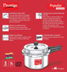 Picture of Prestige Popular Svachh Virgin Aluminium Spillage Control Pressure Cooker 3L