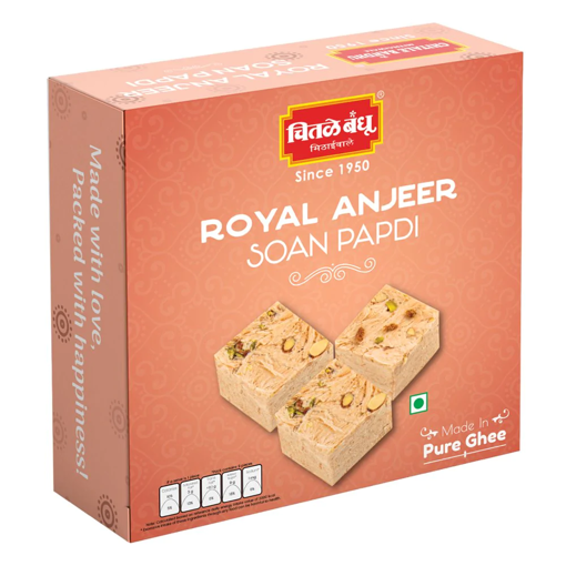 Picture of Chitale Bandhu Royal Anjeer Soan Papdi 200g