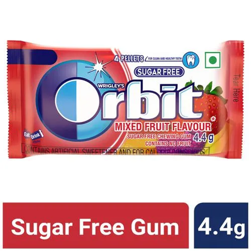 Picture of Orbit Sugar Free Chewing Gum Mixed Fruit 4.4g