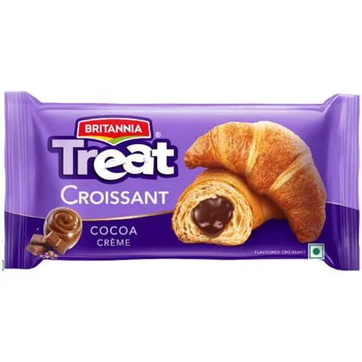 Picture of Britannia Treat Croissant Cocoa Creme Filling 45 g