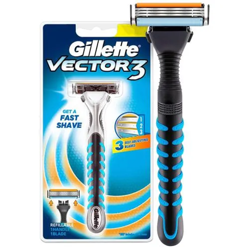 Picture of Gillette Vector 3 - Manual Shaving Razor, 20 g