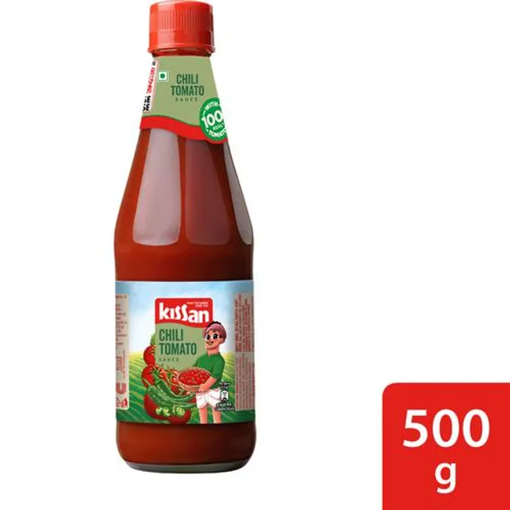 Picture of Kissan Chilli Tomato Sauce 500 gm Bottle