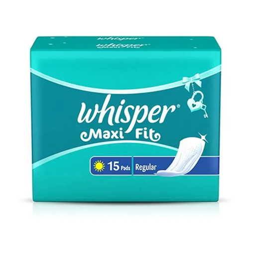 Picture of Whisper Sanitary Pads Maxi Fit Regular 15 Pads