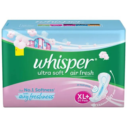 Picture of Whisper Ultra Soft XL Plus 30 pcs