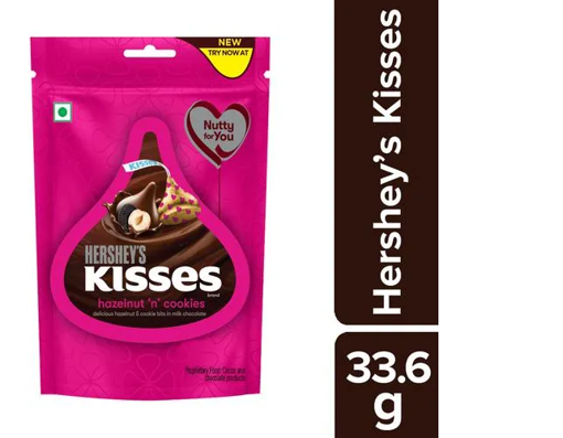 Picture of Hersheys Kisses Hazelnut N Cookies 33.6 g