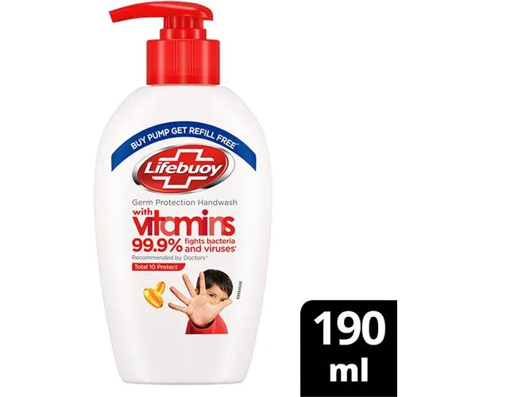 Picture of Lifebuoy Total 10 Germ Protection Handwash 190ml