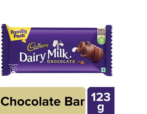 Picture of Cadbury Dairy Milk Chocolate Family Pack 123g