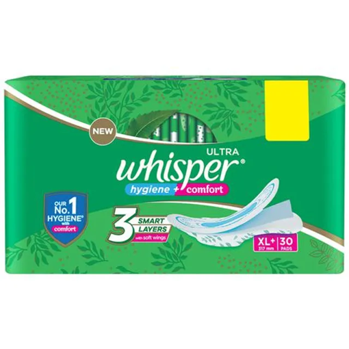 Picture of Whisper Ultra Pads Extra Large Plus 30 pcs
