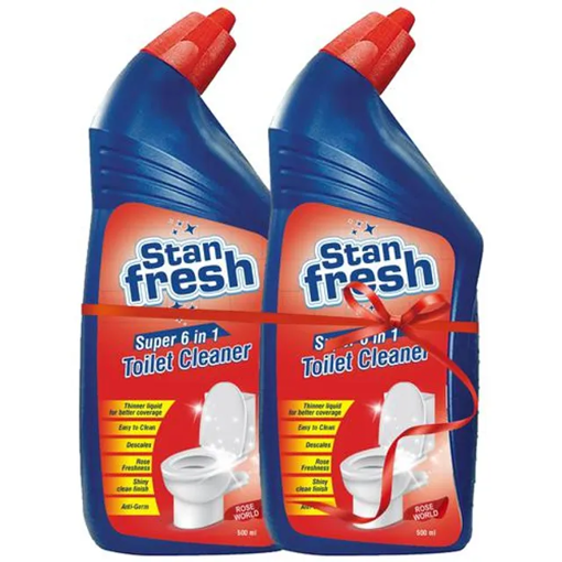 Picture of Stan Fresh Super 6in1 Toilet Cleaner 500ml+500ml