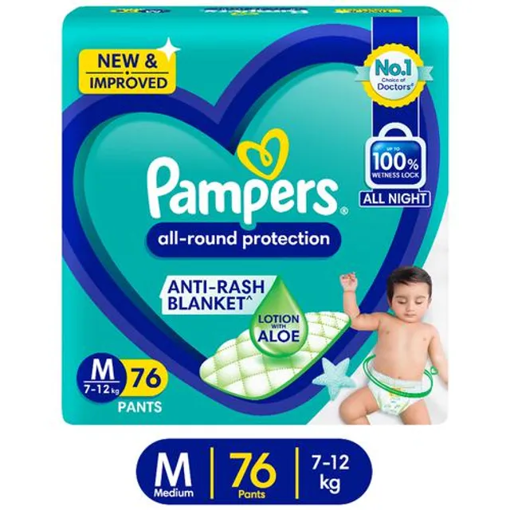 Picture of Pampers Diaper Pants Medium 76 pcs
