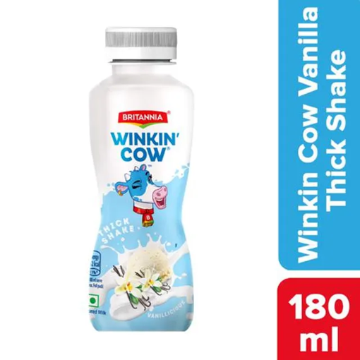 Picture of Britannia Winkin Cow Vanillicious Thick Milkshake 180 mlc
