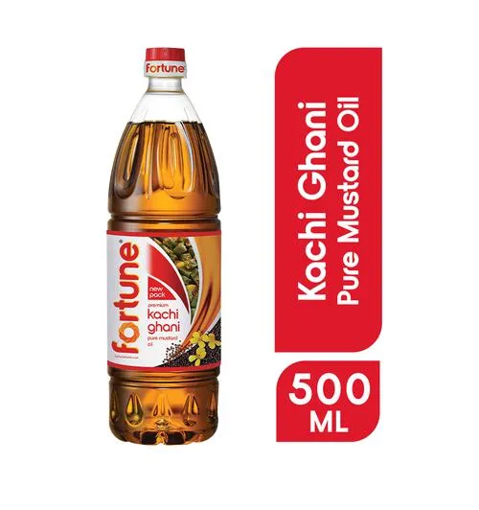 Picture of Fortune Premium Kachi Ghani Mustard Oil Pet 500ml