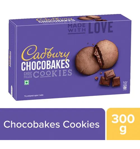 Picture of Cadbury Chocobakes Choc Filled Cookies 300g