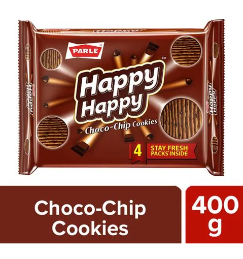 Picture of Parle Happy Happy Choco-Chip Cookies 400g