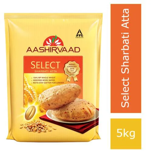 Picture of AASHIRVAAD Select Sharbati Atta 5KG