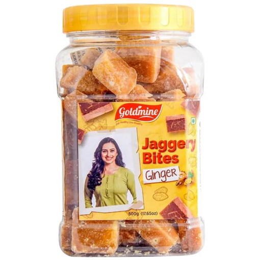 Picture of GOLDMINE Jaggery Bites Ginger 500 g