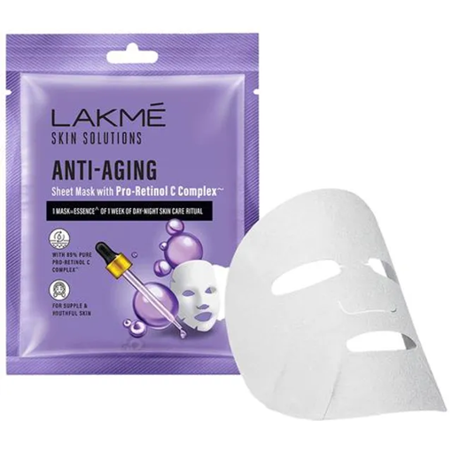 Picture of Lakme Skin Solutions Anti-Aging Sheet Mask 25 ml