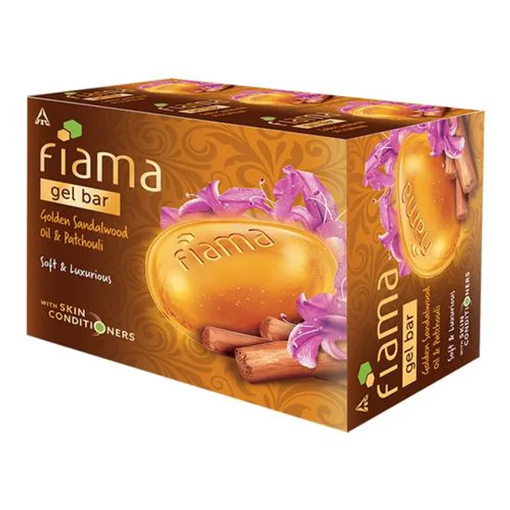 Picture of Fiama Gel Bar Golden Sandalwood Oil & Patchouli 375g