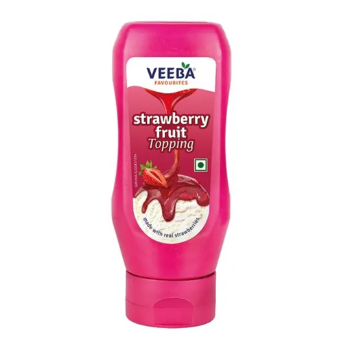 Picture of VEEBA Strawberry Fruit Topping 380 g Jar