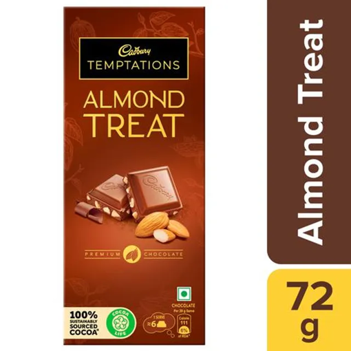 Picture of Cadbury Temptations Almond Treat Premium Bar 72 g