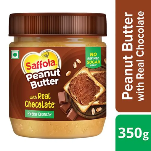 Picture of Saffola Peanut Butter Real Chocolate 350g