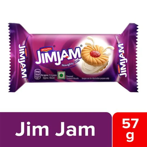 Picture of Britannia Jimjam Cream Biscuits 57 g