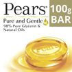 Picture of Pears Pure & Gentle Soap Bar 100g + 20g Free