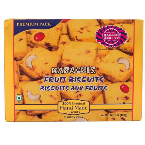 Picture of KARACHI Fruit Biscuits Premium Pack 400 g