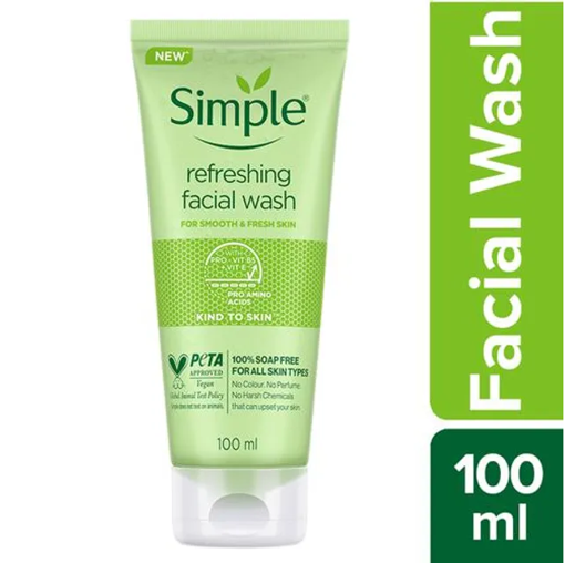 Picture of Simple Kind To Skin Refreshing Facial Wash 100ml