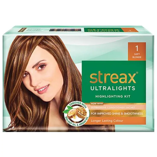 Picture of Streax Ultralights Highlighting Kit 60 g Soft Blonde