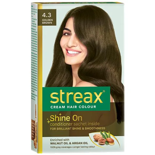Picture of Streax Cream Hair Colour 60 ml Golden Brown
