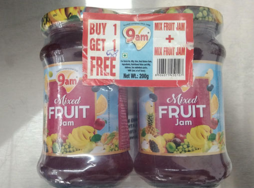 9am mixed fruit jam 200g