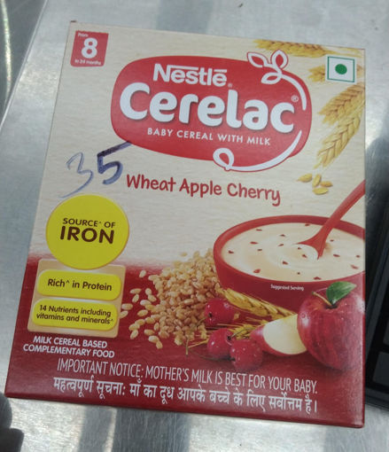 Picture of Nestle CERELAC Baby Wheat Apple Cherry 300gm Box