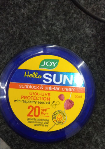 Picture of JOY HELLO SUN sunblock&anti-tan cream 50ml